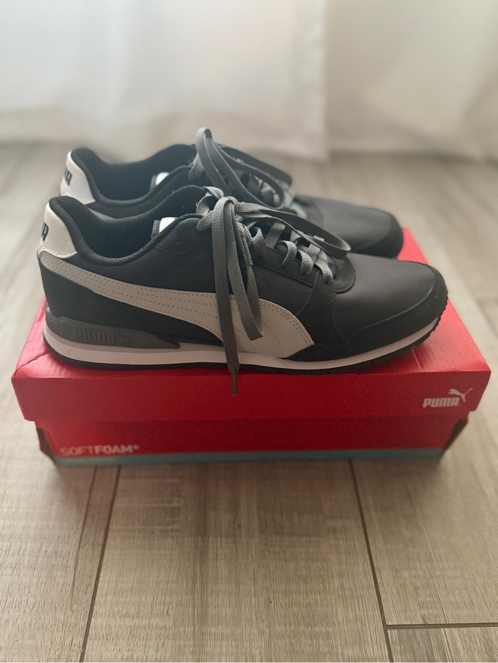 PUMA ST Runner v3 NL Men’s 10.5 Flat Dark Gray Black Sneakers (2022 Release)